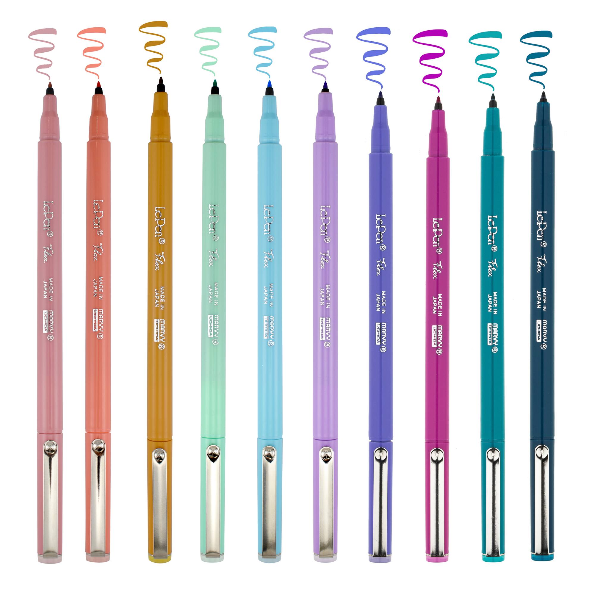 Marvy® Uchida LePen® Flex 10 Pastel Pen Set